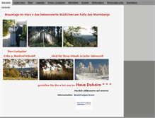 Tablet Screenshot of hausdaheim-braunlage.de